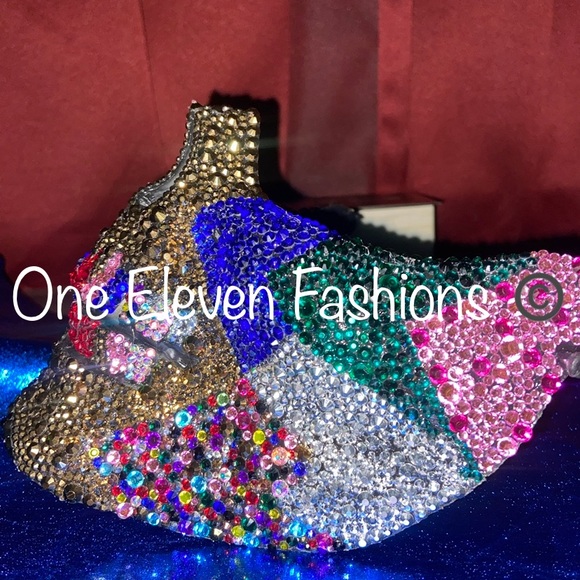 Handmade Rhinestone skull mask. Wear it or use as decor
